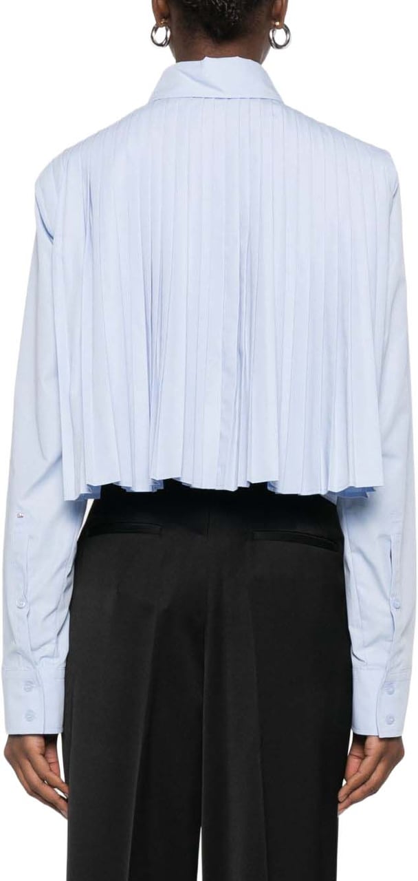 Sportmax Shirts Clear Blue Blauw