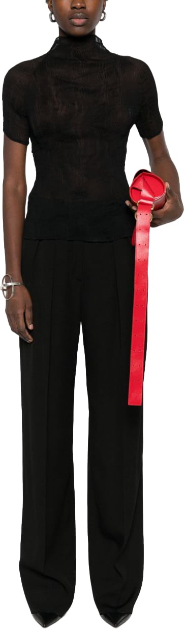 Sportmax Trousers Black Zwart