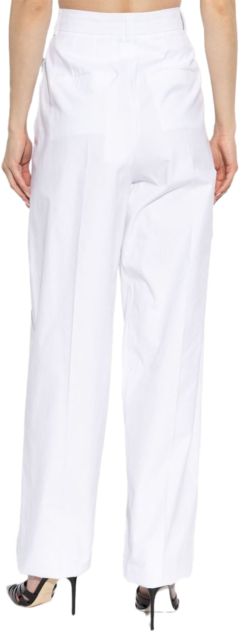 Sportmax Trousers White Wit