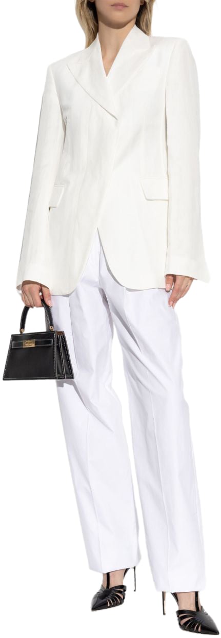 Sportmax Trousers White Wit