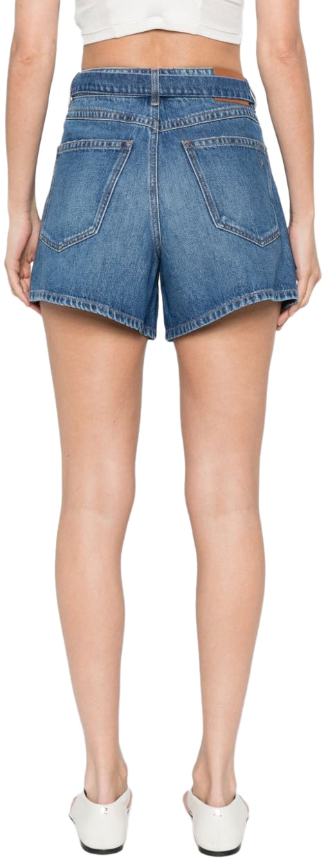 Sportmax Shorts Blue Blauw