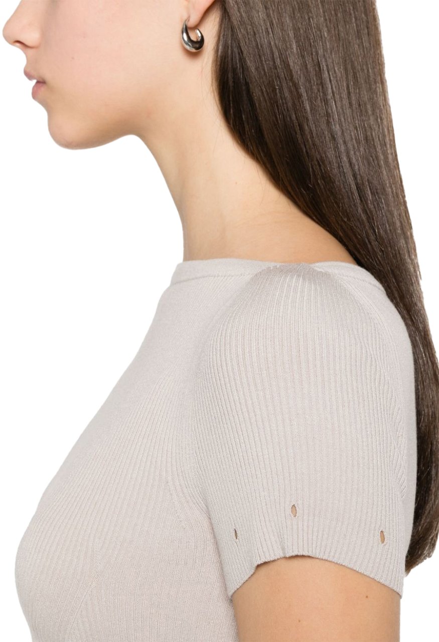 Sportmax Sweaters Dove Grey Grijs