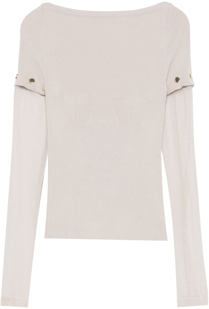 Sportmax Sweaters Dove Grey Grijs