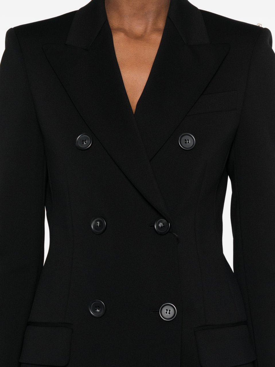 Sportmax Coats Black Zwart