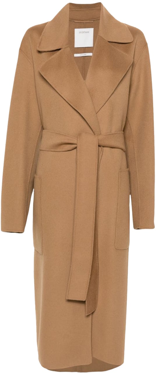 Sportmax Coats Camel Beige