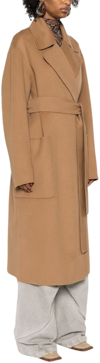 Sportmax Coats Camel Beige