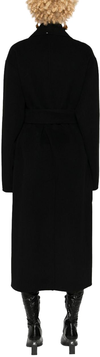 Sportmax Coats Black Zwart
