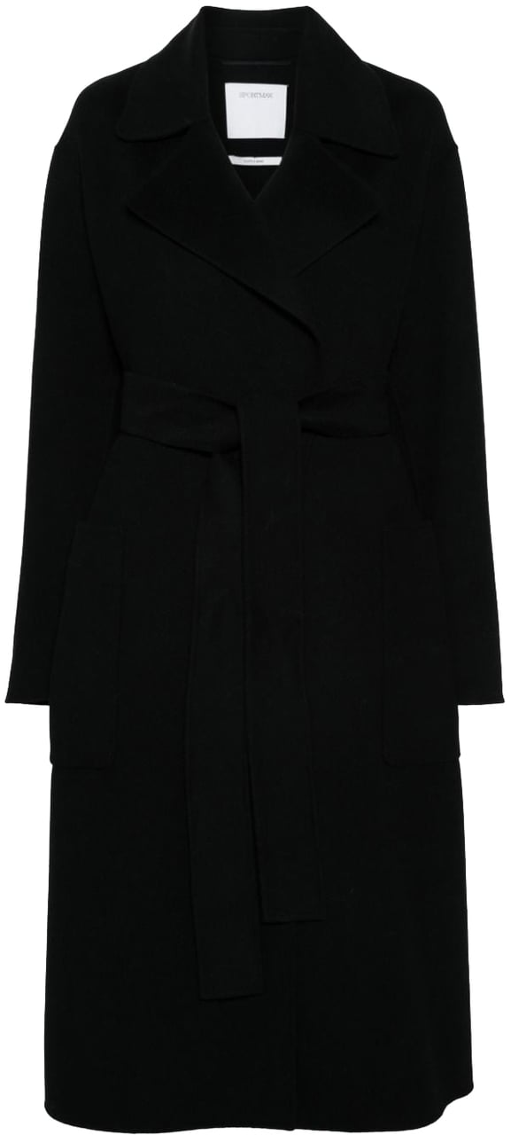 Sportmax Coats Black Zwart