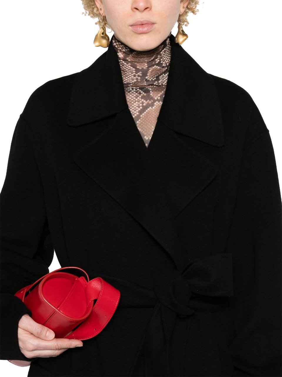 Sportmax Coats Black Zwart