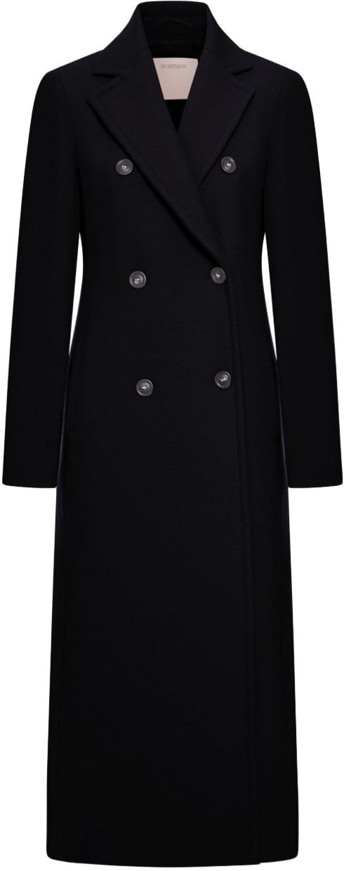 Sportmax Coats Black Zwart