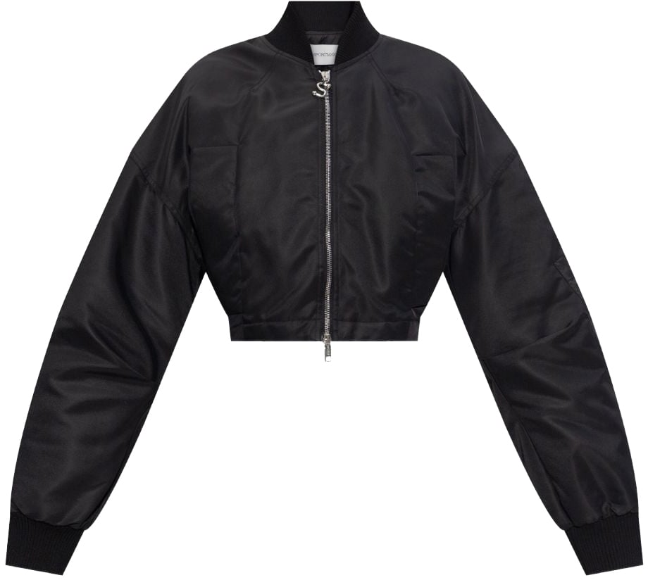 Sportmax Coats Black Zwart