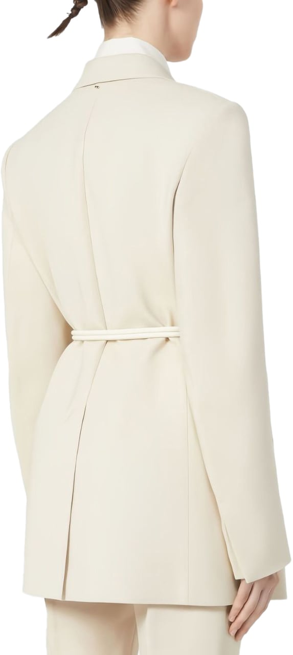 Sportmax Coats Ivory Wit