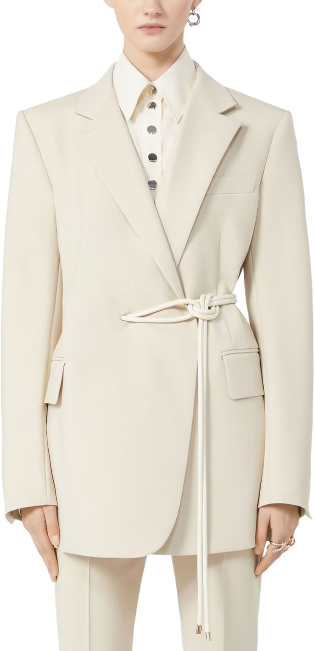 Sportmax Coats Ivory Wit