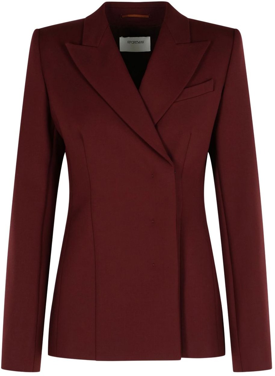 Sportmax Jackets Bordeaux Rood