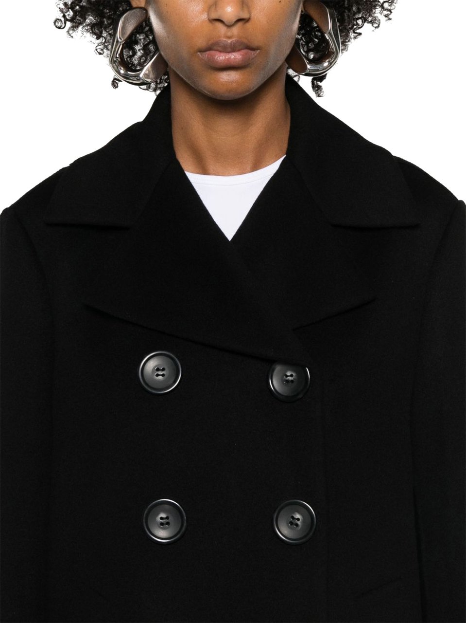 Sportmax Coats Black Zwart