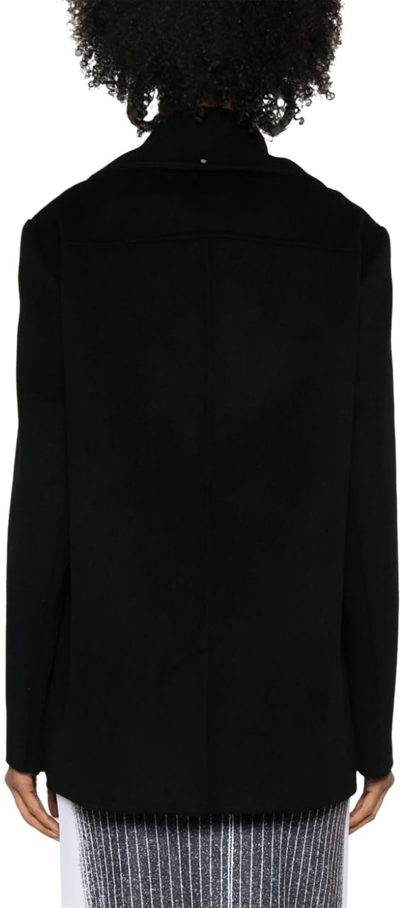 Sportmax Coats Black Zwart