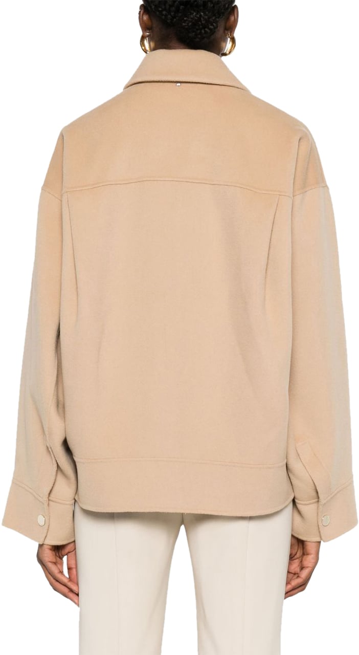 Sportmax Coats Camel Beige
