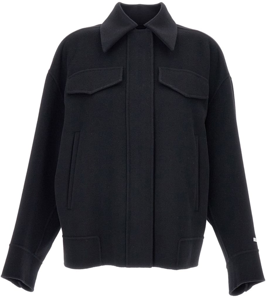 Sportmax Coats Black Zwart