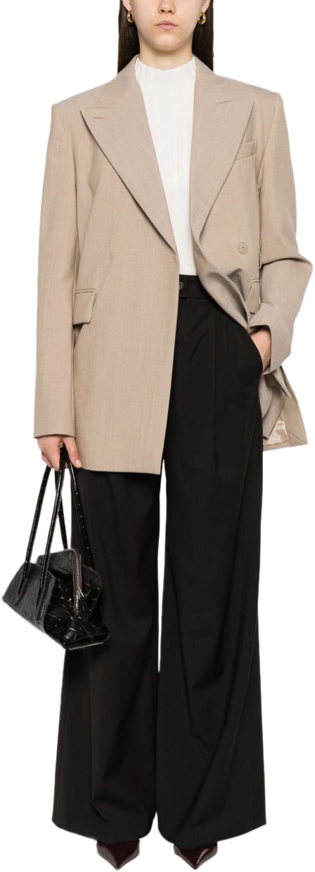 Sportmax Trousers Black Zwart