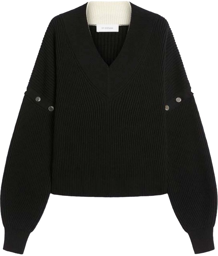 Sportmax Sweaters Black Zwart