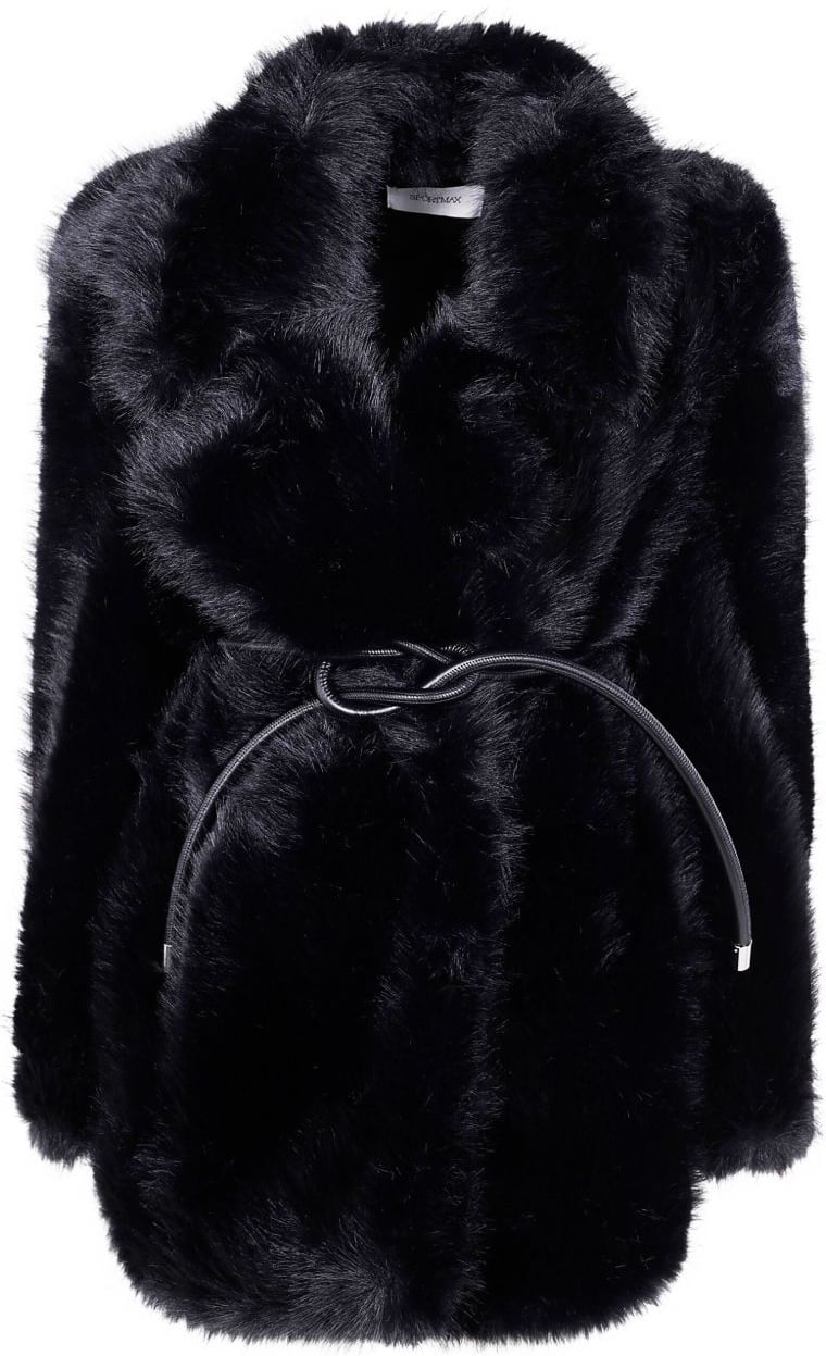 Sportmax Coats Black Zwart