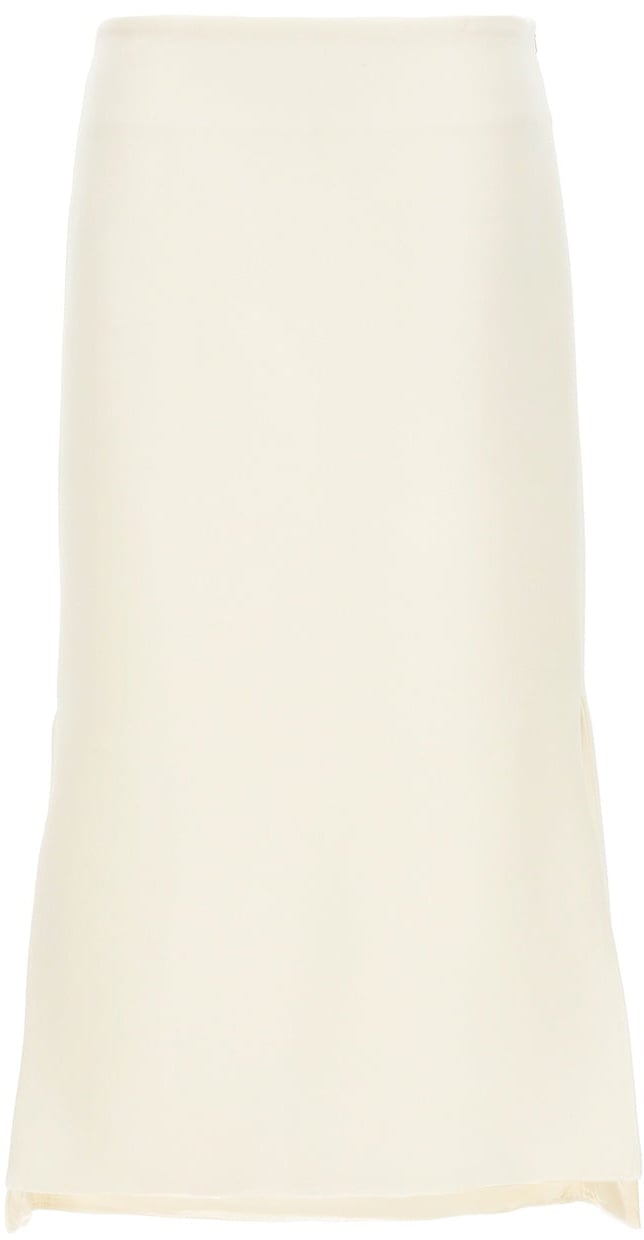 Sportmax Sportmax Adelfi Midi Skirt Wit