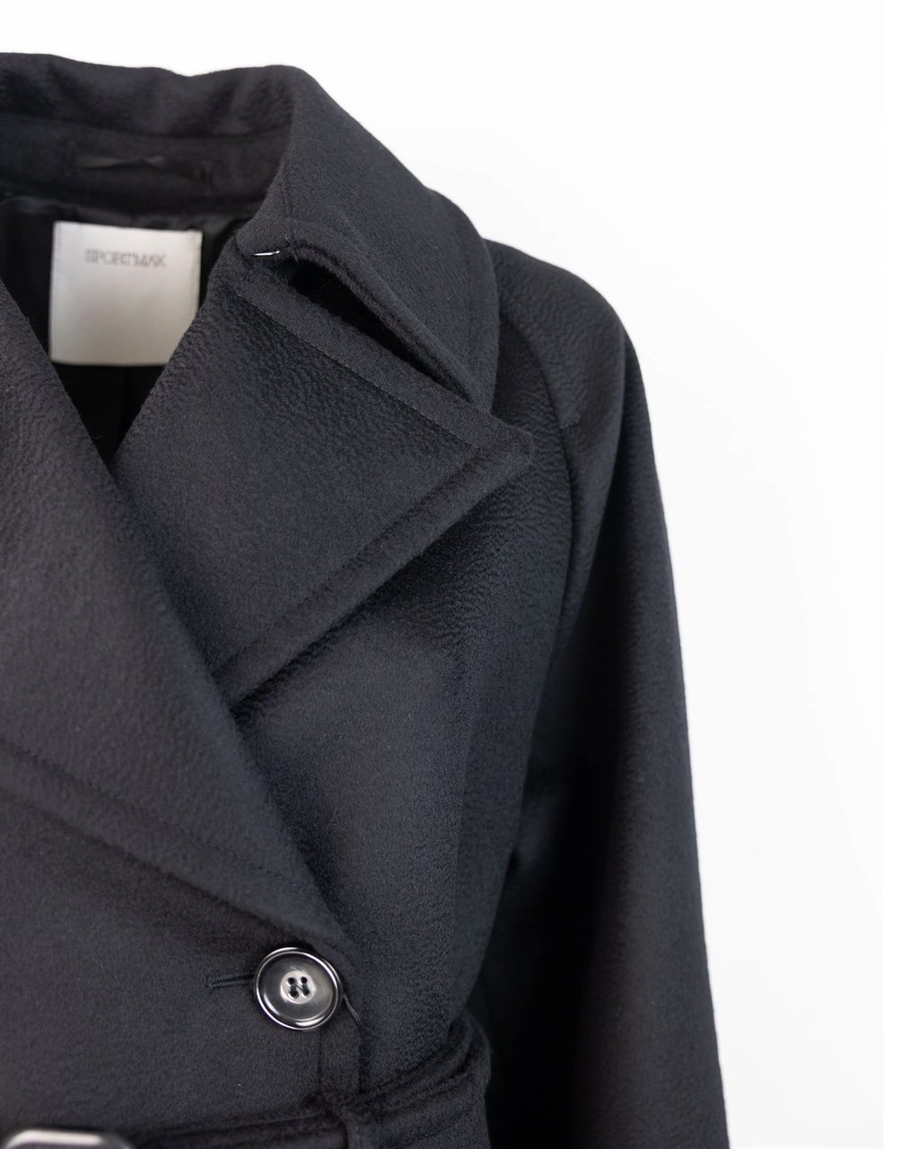 Sportmax Coats Black Zwart