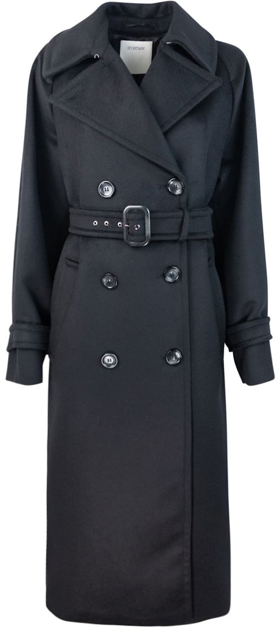 Sportmax Coats Black Zwart