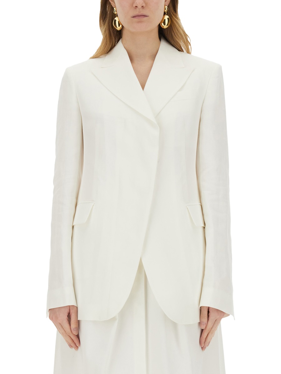 Sportmax Structured Slim Fit Jacket With Tailored Silhouette Wit
