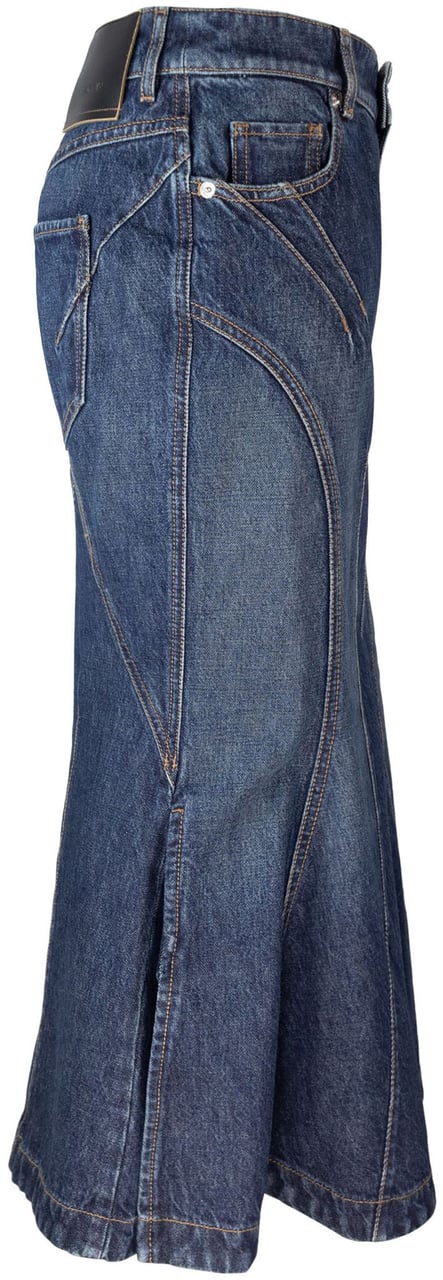 Sportmax Skirts Blue Blauw