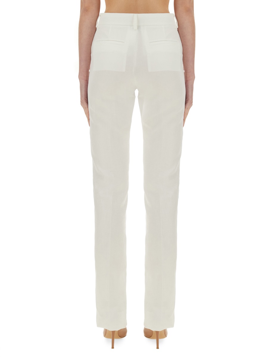 Sportmax Straight-Fit Tailored Pants With Mid-Rise Waist Wit