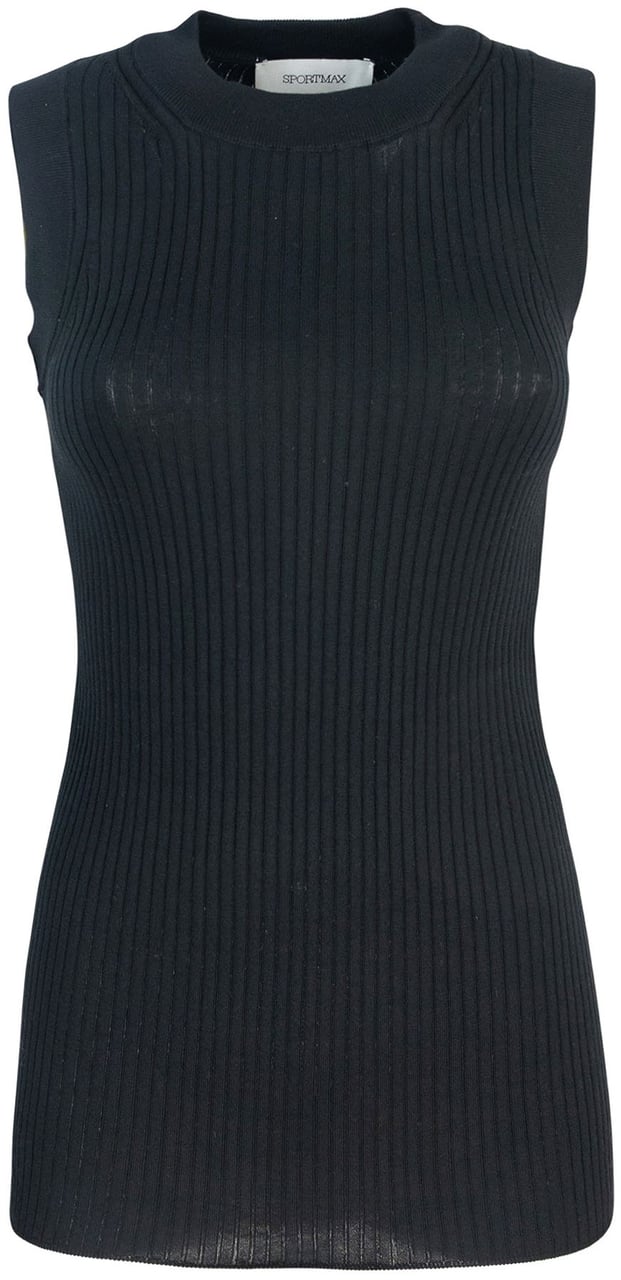 Sportmax T-Shirts And Polos Black Zwart