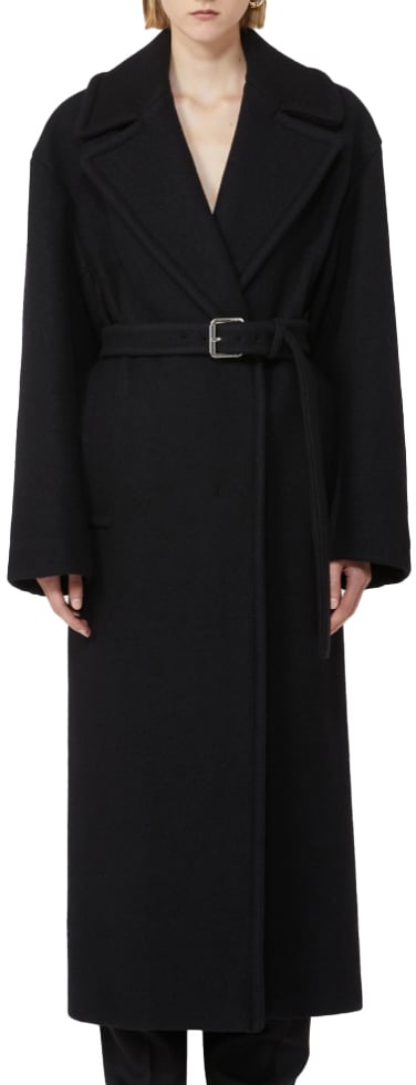 Sportmax Coats Black Zwart