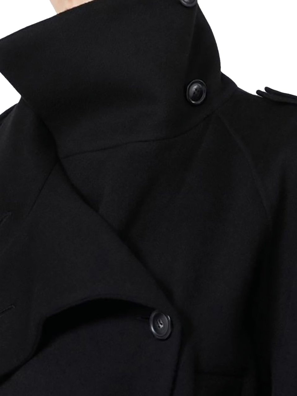 Sportmax Coats Black Zwart