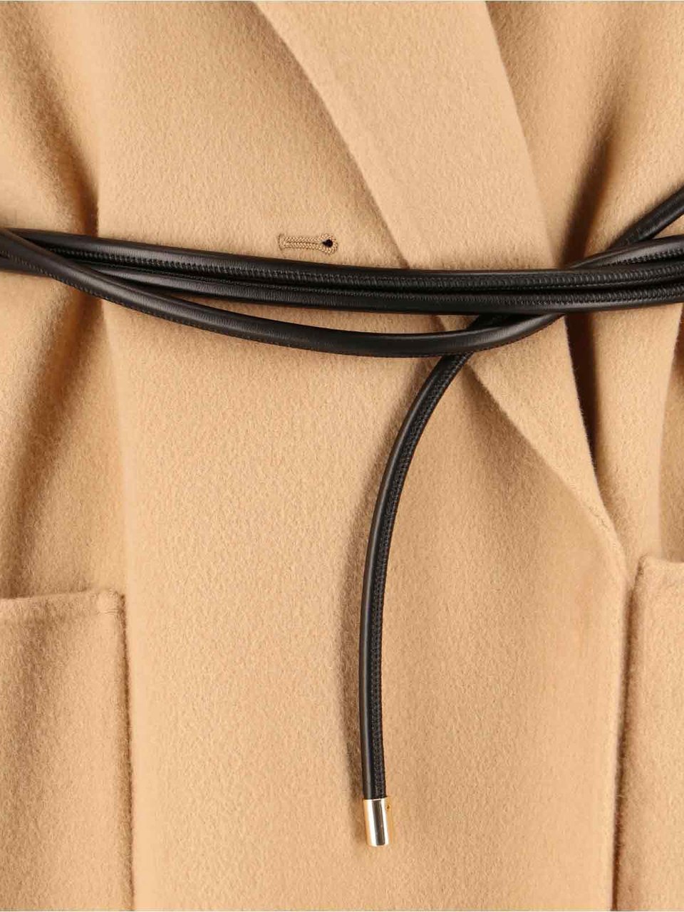 Sportmax Coats Camel Beige