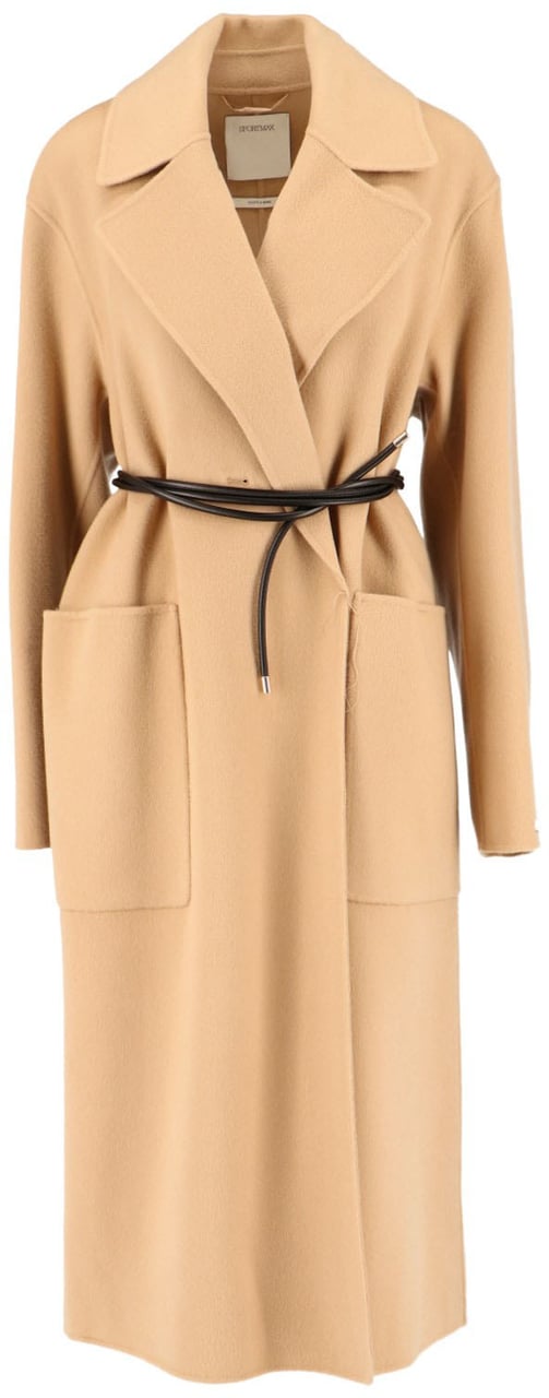 Sportmax Coats Camel Beige