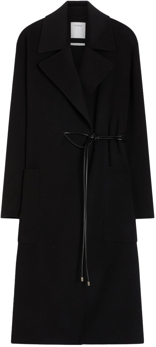 Sportmax Coats Black Zwart
