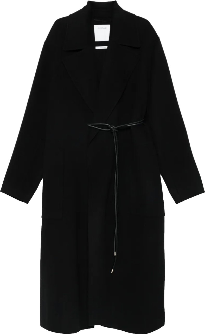 Sportmax Abate Coat Black Zwart