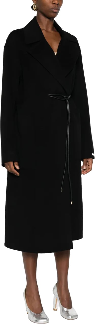 Sportmax Abate Coat Black Zwart
