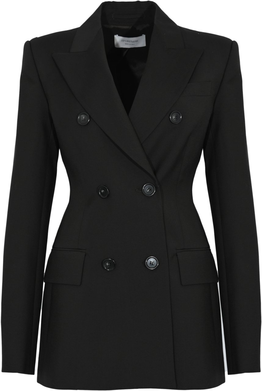 Sportmax Jackets Marrone Scuro Bruin