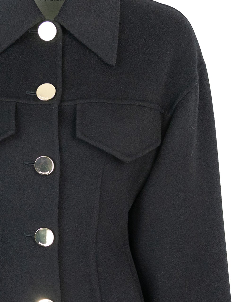 Sportmax Coats Black Zwart