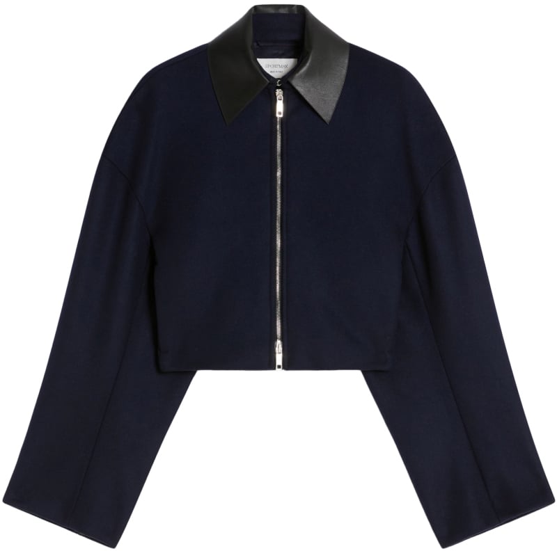 Sportmax Coats Blue Blauw