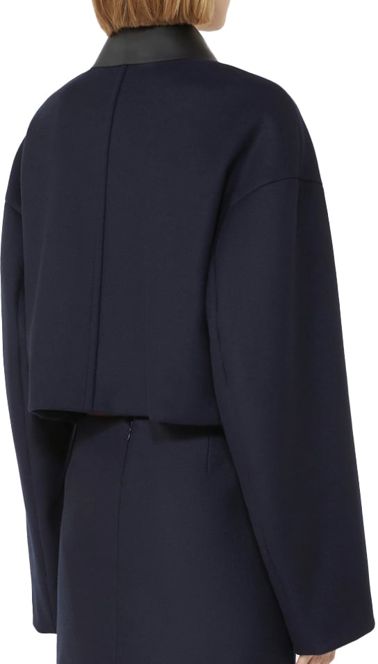Sportmax Coats Blue Blauw