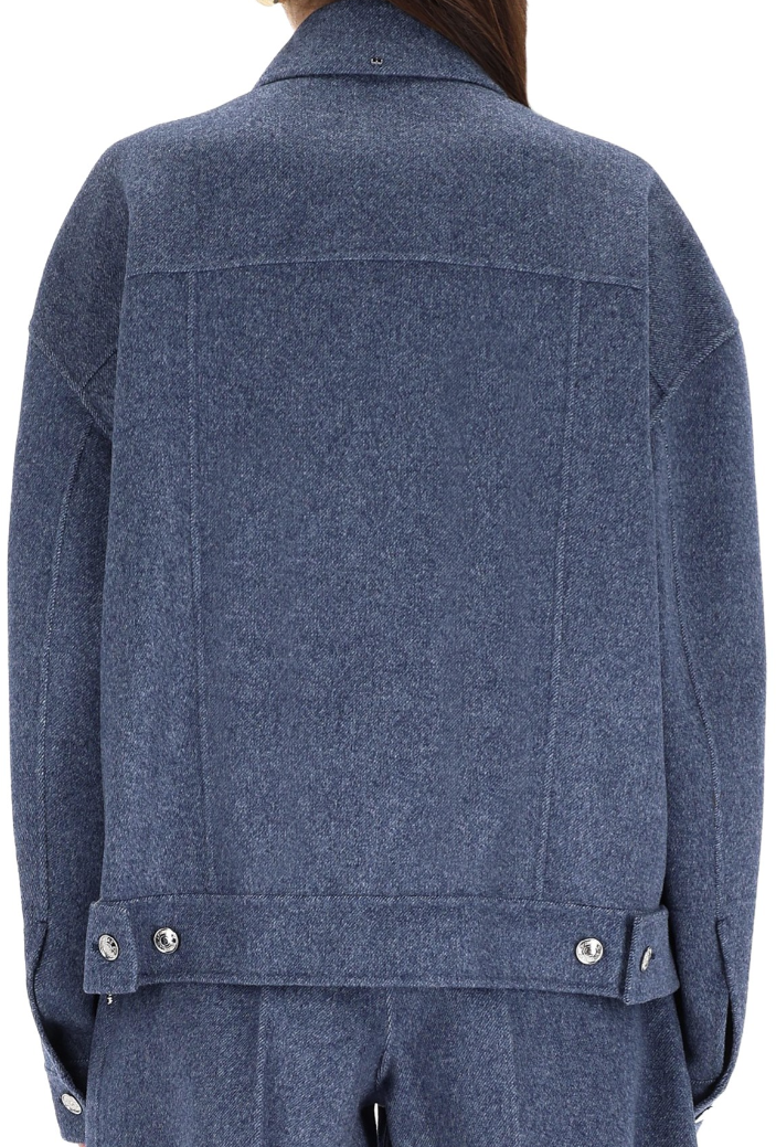 Sportmax Coats Blue Blauw