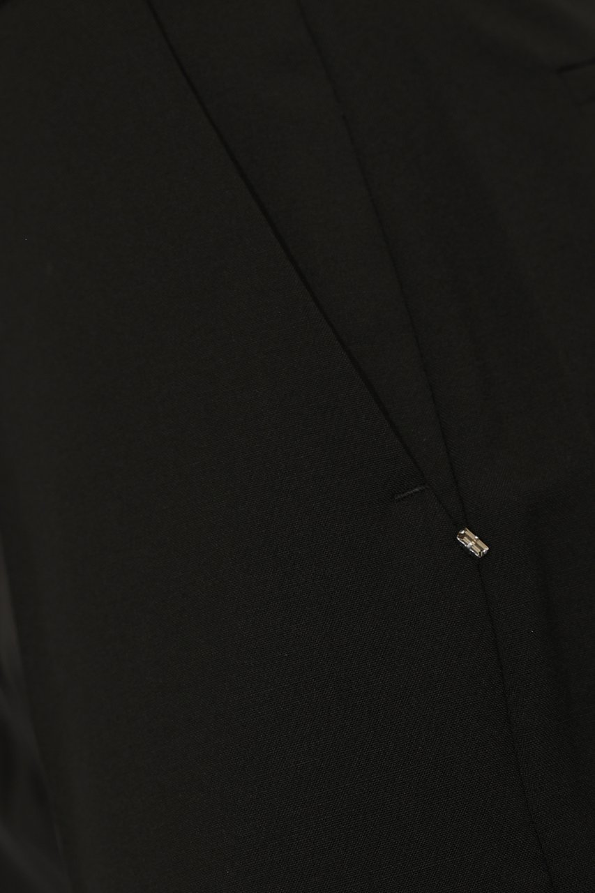 Sportmax Trousers Black Zwart