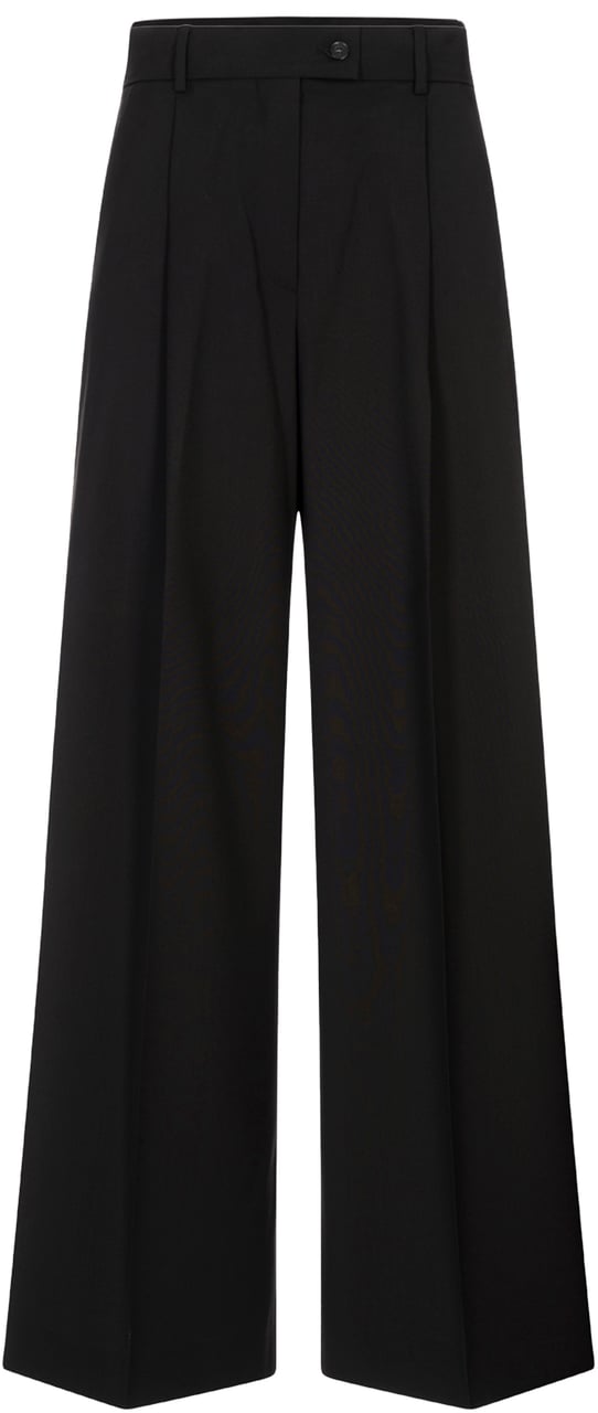 Sportmax Trousers Black Zwart
