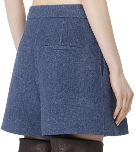 Sportmax Shorts Blue Blauw