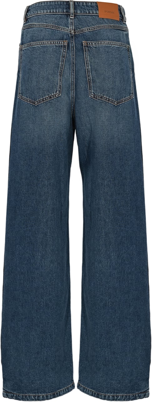 Sportmax Trousers Blue Blauw