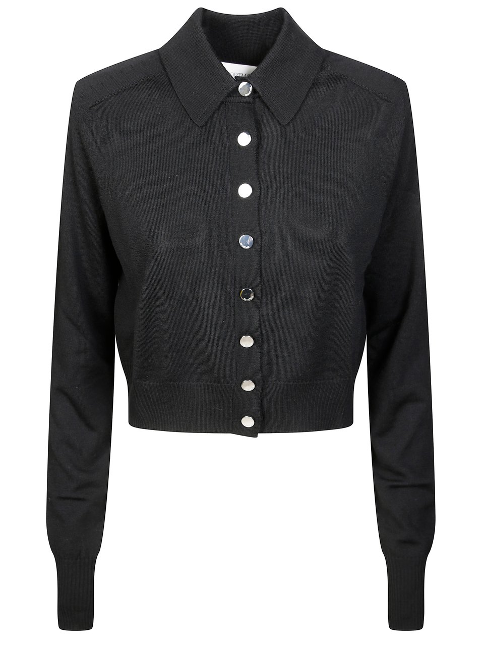 Sportmax Perseo Fitted Metallic Button Cardigan Zwart