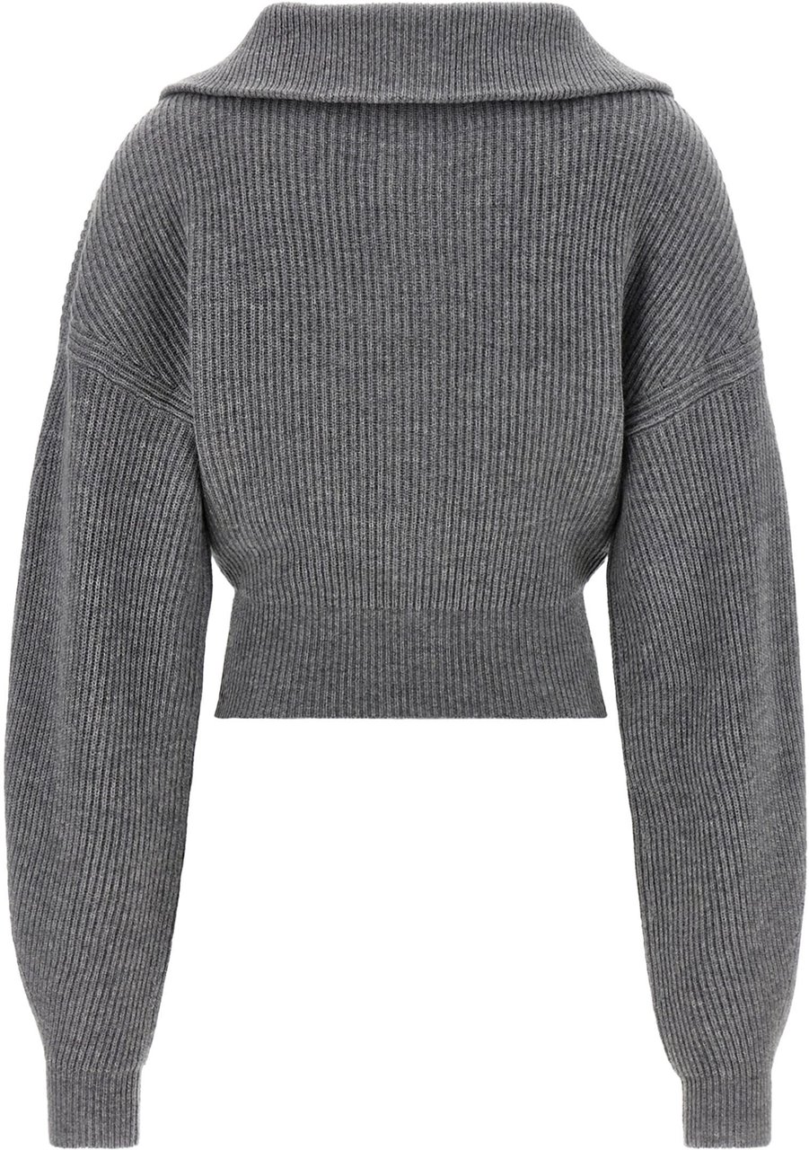 Sportmax Sweaters Grigio Medio Grijs